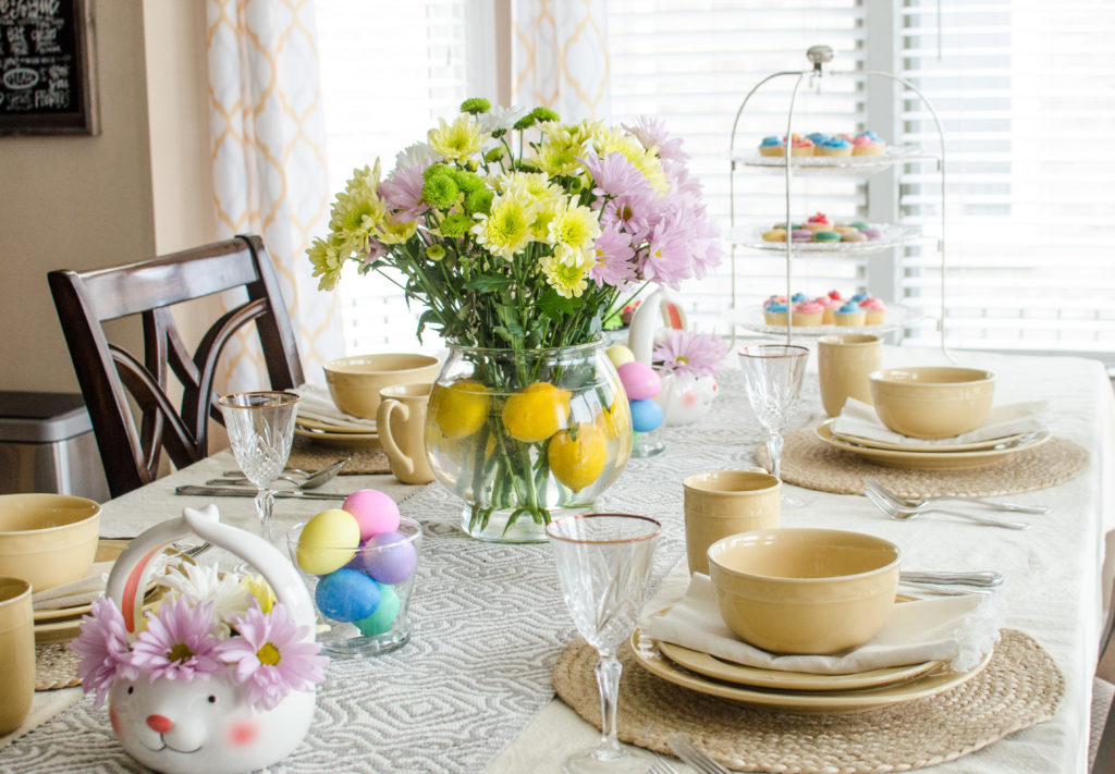 April Was Here - Simple Easter Tablescape - April Was Here